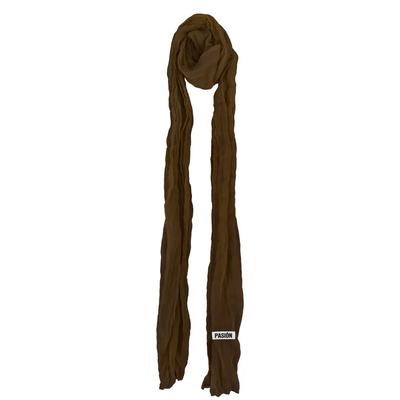 Ferry Crinkle Scarf_Brown