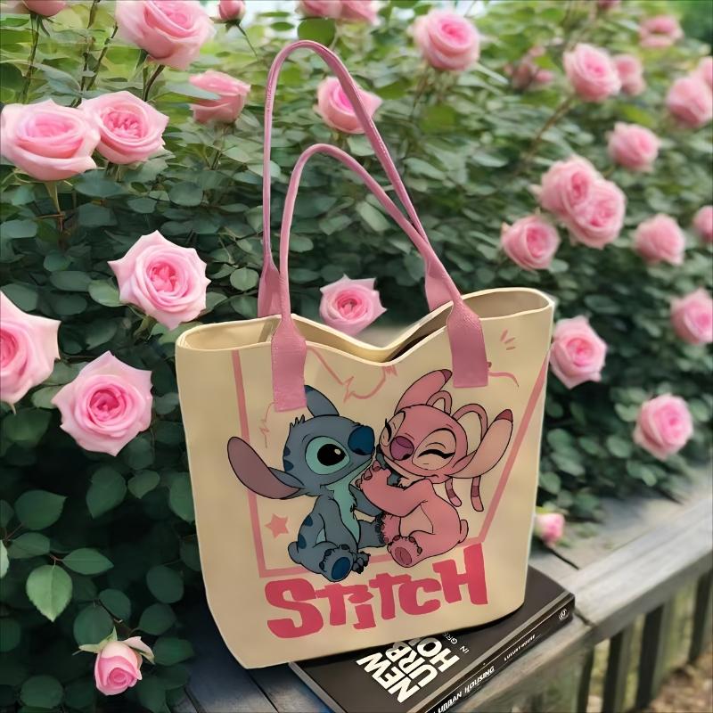 Disney Stitch Casual Crossbody Storage Bag with Zipper Closure, Commuting, Shopping, Gifts