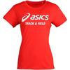 Round Neck Running Sports Quick Dry Fashionable Short Sleeve T-Shirt Women Tops Red XT6383-27D
