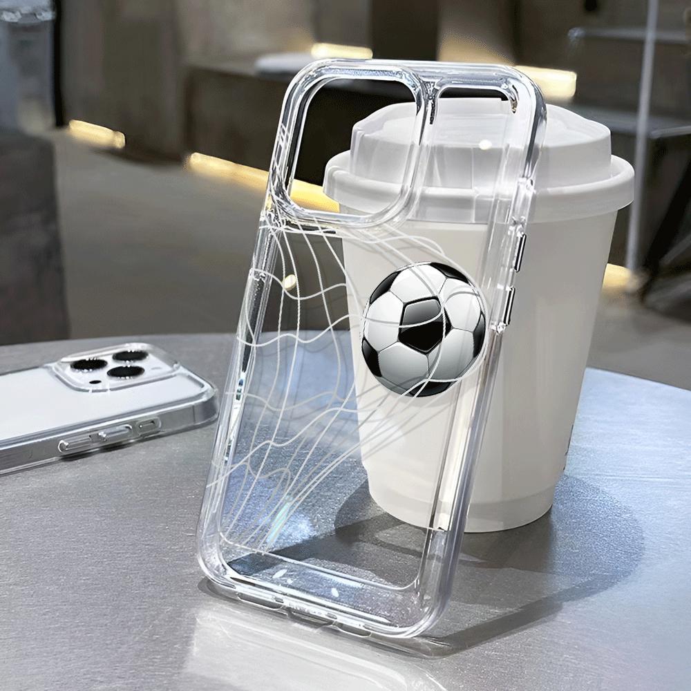 The Ball Went Into the Net Phone Case iPhone 15 Pro Max 11 12 13 16 14 Plus 7 8 XS Silicone Shockproof Case Lens Protector Shell