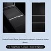 For Tesla Model Y Juniper Car Central Control Panel Electrostatic Adsorption Protective Patch Model 3 Highland Console Protector