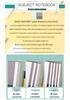 Kaisa American Inspiration Spiral Notebook - Sectioned for College and Graduate Exams, Loose-leaf