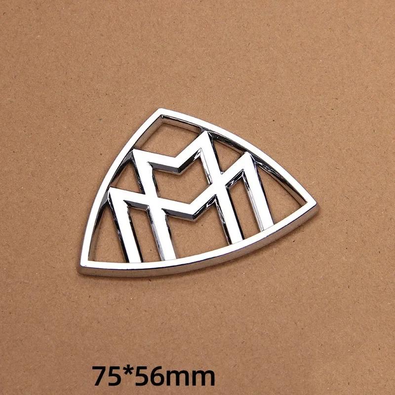 

Car Sticker ABS Car Emblem for Mercedes Benz Maybach S400 S500 S600 C-pillar Side Rear Triangle Trunk Badge Logo Sticker Chrome Maybach badge 1pc