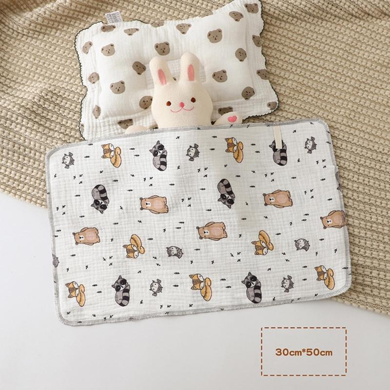 Soft & Quick Drying Baby Washcloth Absorbent Infant Gauze Towel Burp Cloth Perfect for Bath Time Feeding Diaper Changes
