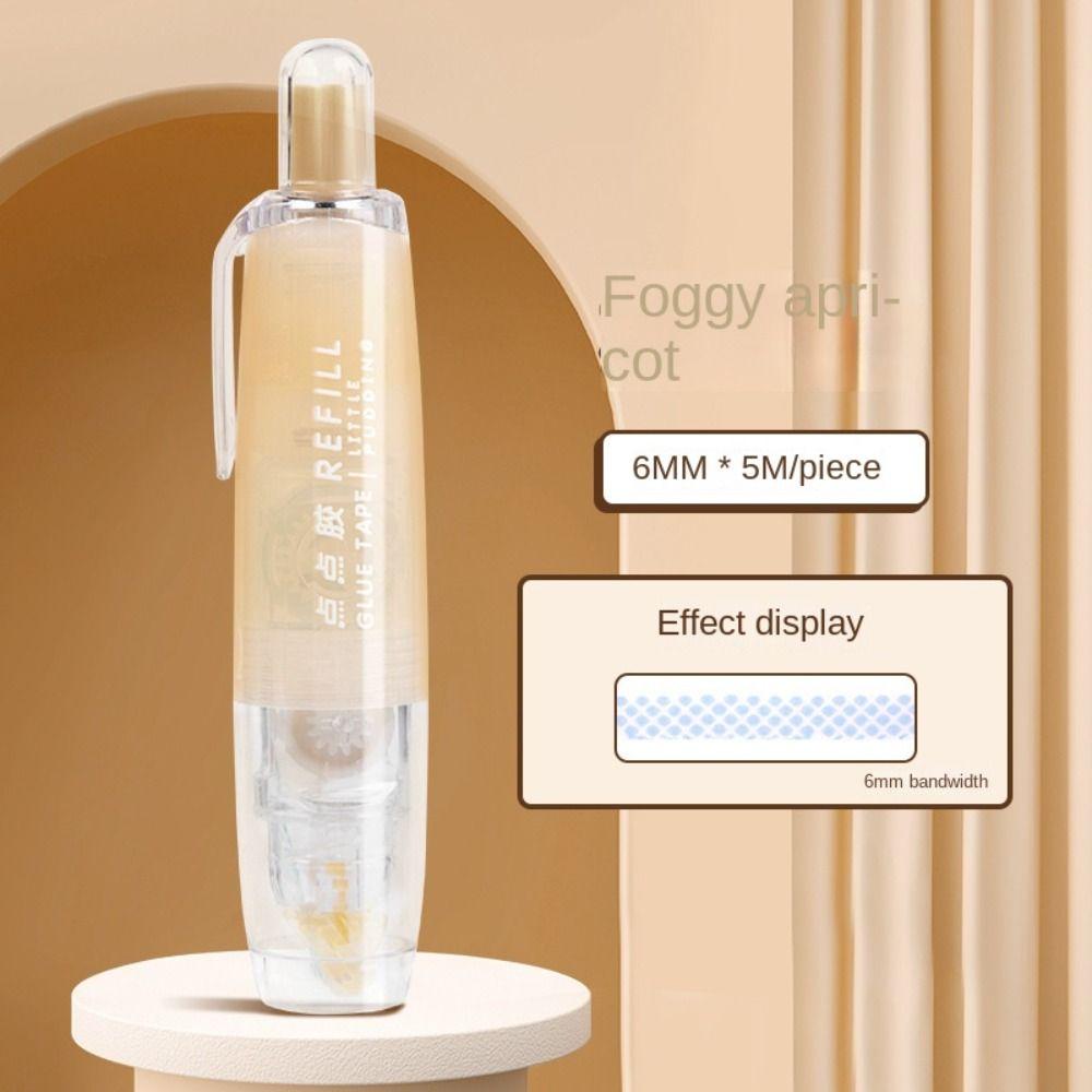 Press-type Dispensing Glue Eraserable Double-Sided Glue Portable School Supplies  Students