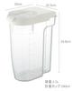 Risu Rice Storage with Liberalista Measuring 240ml Box, Green, 2.5L, Cup,
