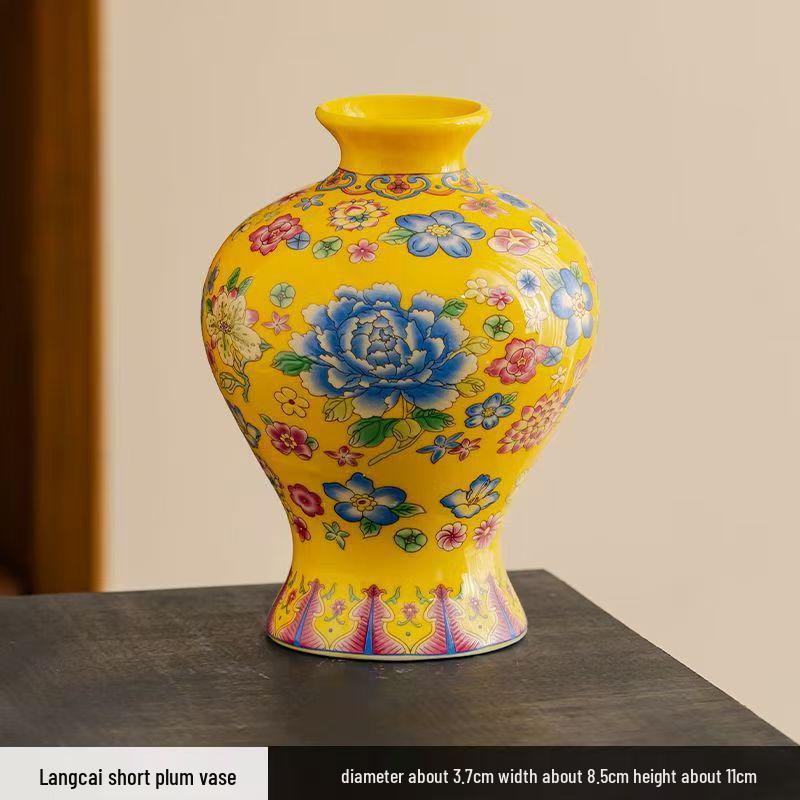 Antique Blue and White Chinese Porcelain Vase - European & American Handicraft for Flower Arrangements