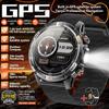 2026 New Adult Outdoor GPS Sport Smart Watch Altimeter Barometer 10ATM Waterproof 580mAh Battery Bluetooth Call Men AMOLED Smartwatch