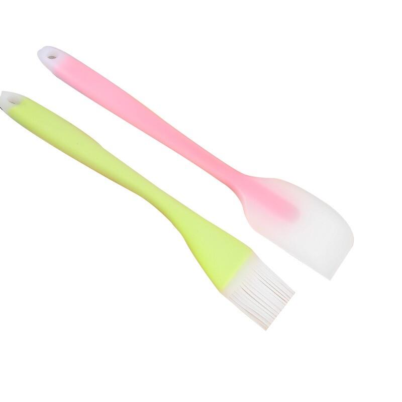 High-Temperature Silicone Oil Brush & Scraper Set