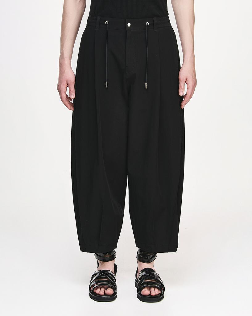 Songjio Homme Signature Cocoon Curved Pants Black Si2Pt255Bk