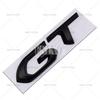 Car Styling GT 3D Metal Chrome Zinc Alloy Emblem Car Badge Body Fender Adhesive Emblem for Peugeot GT RCZ 308 508 3008 5008