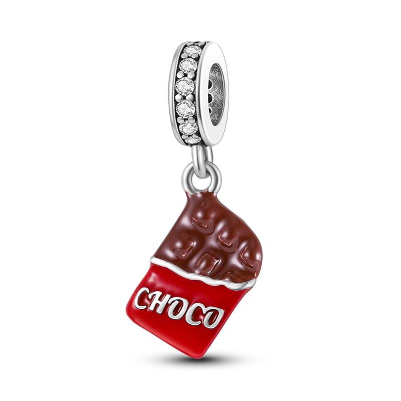Red Series Pendant Charms Beads Plata Charms Of Ley Fit Original Brand Women Bracelet Pendant Necklace Jewelry