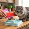 Cat Food Dispenser | Plastic Scraper for Wet Cat Food, Ideal for Kittens and Main Meals, Non-Dirty Hand Use, Without Battery
