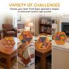 Challenges Wooden Tangram Puzzle Interactive Jigsaw Puzzle Board  Boys Girls