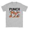 Baby Monkey Punch Monkey T Shirts for Unisex Women Cotton Cool TShirts Crewneck Tee Shirt Short Sleeve Tops Summer