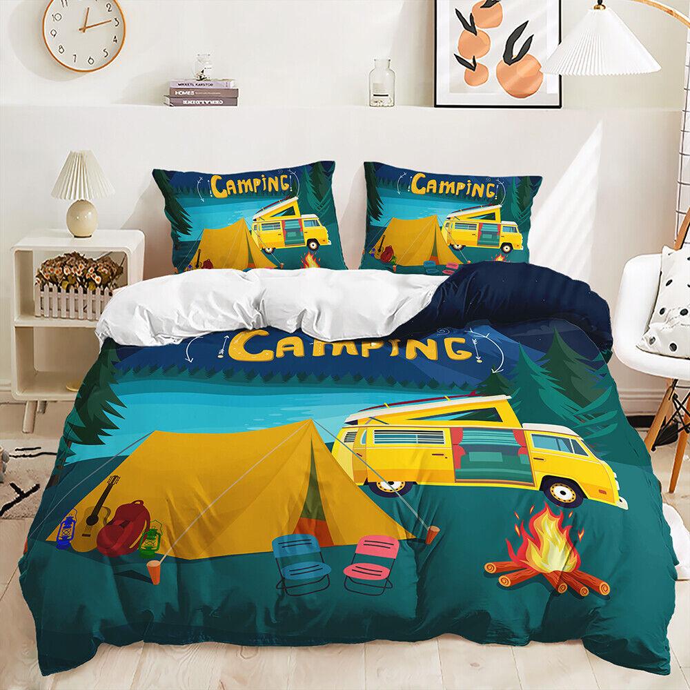 Doona Bettbezug-Set für Camping, Tourenwagen, Wohnwagen, Wohnmobil, Outdoor-Stil