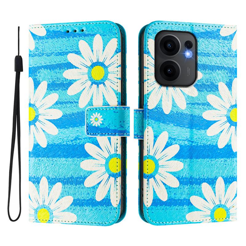 Luxury Flip Leather Case For OPPO Reno14 F 5G Flip Cover On For OPPO Reno9 A Reno 9A 13F 14F 13 Pro 14 5G Wallet Flower Cases