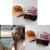 Vintage Korean Embroidered Baseball Cap With Adjustable Fit For Spring Summer Casual Wear