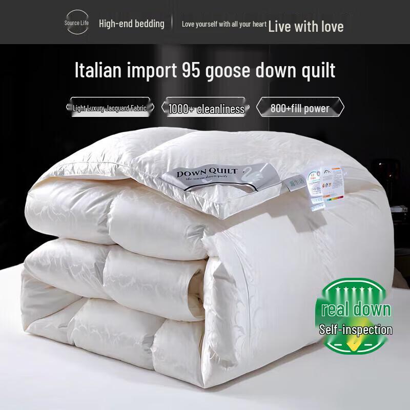 

Источник Жизни Итальянское Пуховое Одеяло из 95% Белого Гусиного Пуха