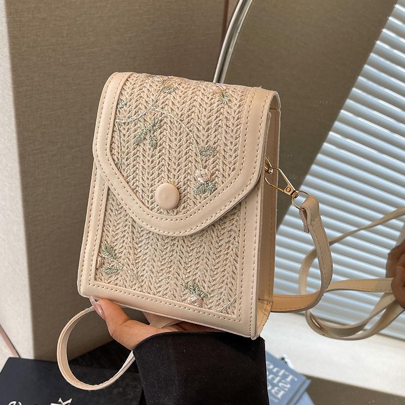 Summer Niche Bag Women's New Trendy Crossbody Bag Women Ins Small Fresh and Fashionable One-shoulder Square Bag