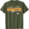 Mom Dad Print Matching Halloween Couple Tshirts Vintage Short Sleeve Unisex Unisex Spooky Season Halloween Tshirts Tops