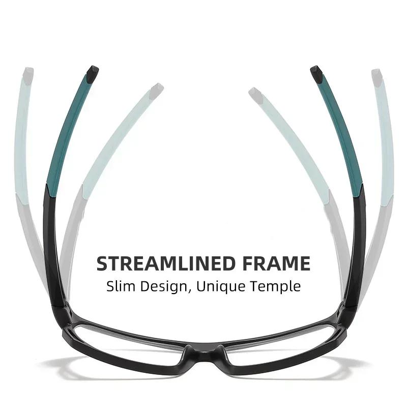 Square Frame Fashion Sports Model Anti-Blue Light Presbyopia Glasses Hd Ultra-Light Elderly Reading Glasses Eye Protection