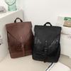Premium Retro Backpack Women's New Simple and Versatile College Style Student Schoolbag Casual Backpack