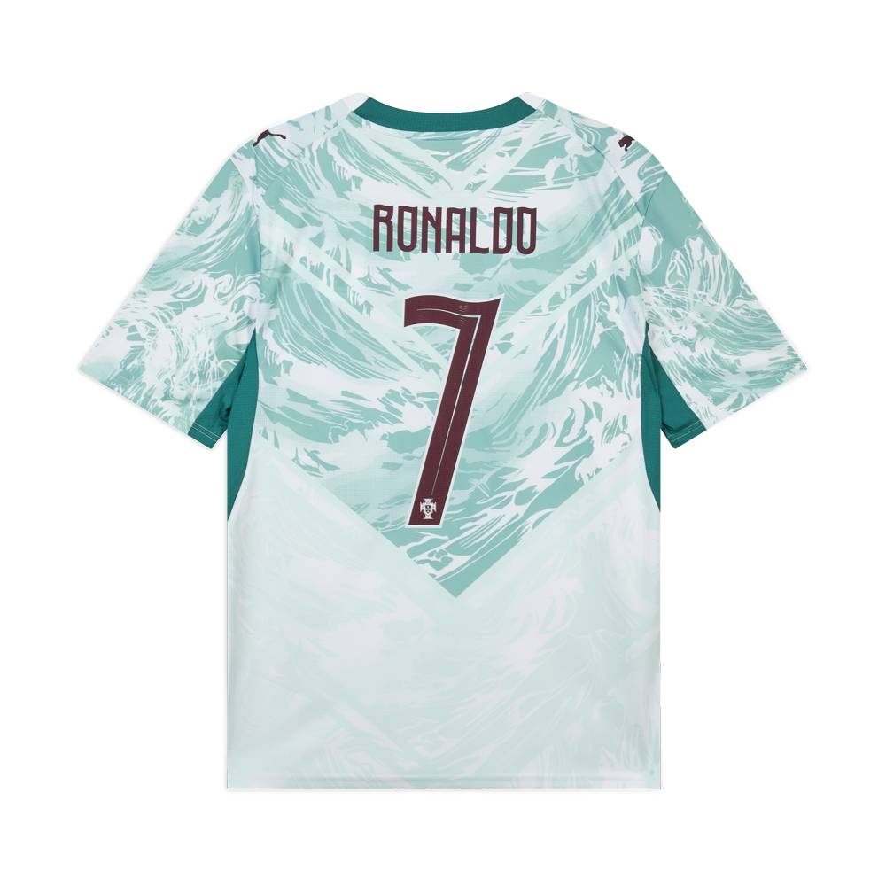 Puma Portugal Away Fan Version Cristiano Ronaldo 7 Quick-Dry Short Sleeve Football Shirt Men tops 788146-77