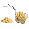 1 PZ Cestello Frittura Acciaio Inossidabile Multifunzione Mini Cestello Frittura Patatine Fritte Quadrato Creativo Cestello Frittura Separato dall'Olio