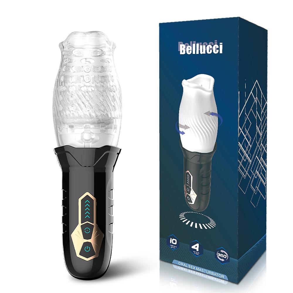 Automatic Rotating Masturbator Cup Glans Trainer Vagina Penis Pump Sleeve Delay Ejaculation Vibrator For Mens Adult Toys Male