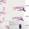 Gelbe Große Mausmatte Sakura Mauspads Große Gamer Schreibtischmatte 40x90cm Gummi Tastaturmatten Große Schreibtischmatte Beste Mauspads Mit Verriegeltem Rand