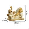Chic Elephant Figurine Drink Holder Glass Cup Shelf Decorative Bottle Rack for Bedroom
