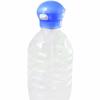 Skater Push-Button Plastic Bottle with Straw Cap, 350ml/500ml, Sky Blue, PSHC3