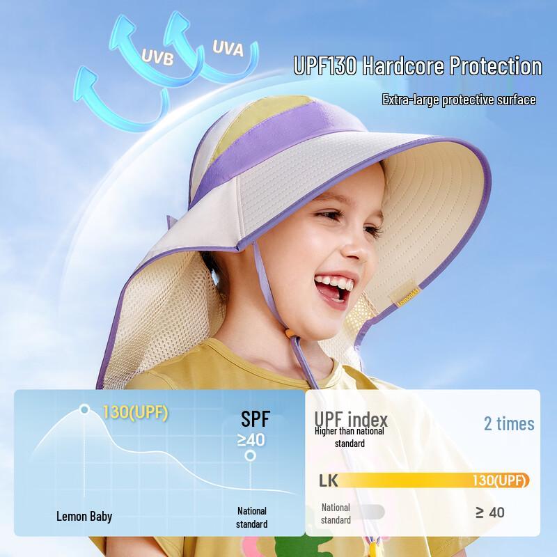 Lemonkid Kids Outdoor Half-Open Top Sun Hat