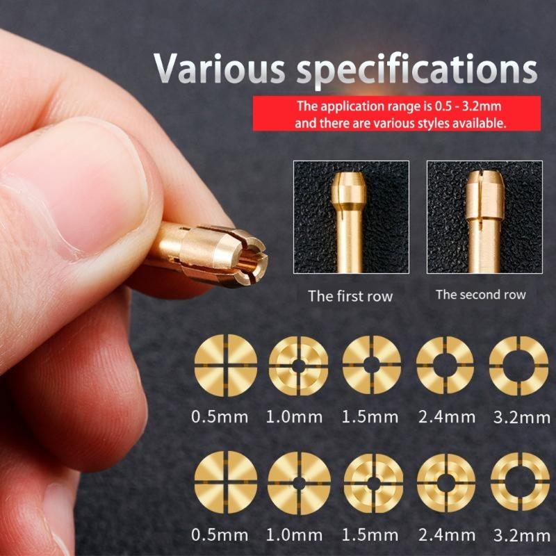 10pcs Electric Grinding Four Jaw Design Keyless for Power Tool Accessories