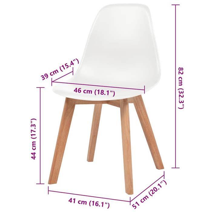 VidaXL 4x Chaises de Salle à Manger Chaises à Dîner Chaises de Repas Sièges de Cuisine Meubles de Cuisine Maison Intérieur 244772