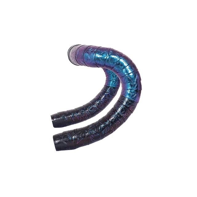 Road Bike Chameleon Color Bar Tape EVA/PU Bicycle Handlebar Tape Breathable Sweat Anti-Skid Shock Absorber Wrap Tape 2150mm Black