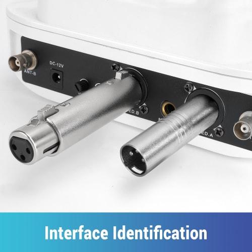 Togconn XLR Adapter 4-Pack, Includes 2 XLR Male-Male Connectors and 2 Female-Female Couplers, 3-Pin XLR Gender Changer Connectors, Compatible with Mix