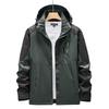 Women's and Men's Plus Size Waterproof Windproof Jacket for Spring and Autumn - Single Layer Coat for Outdoor and Mountaineering