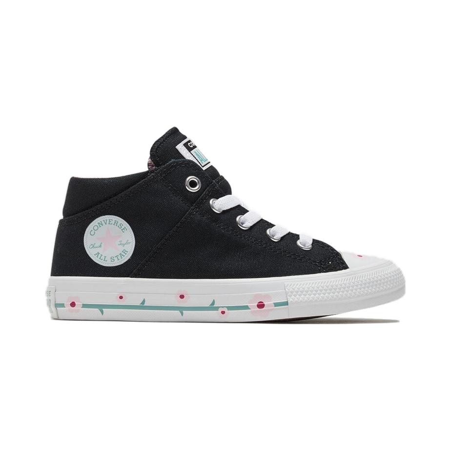 Converse Chuck Taylor All Star Madison Comfortable Mid-Top Kids Canvas Shoes Kids Sneakers Black 666917C