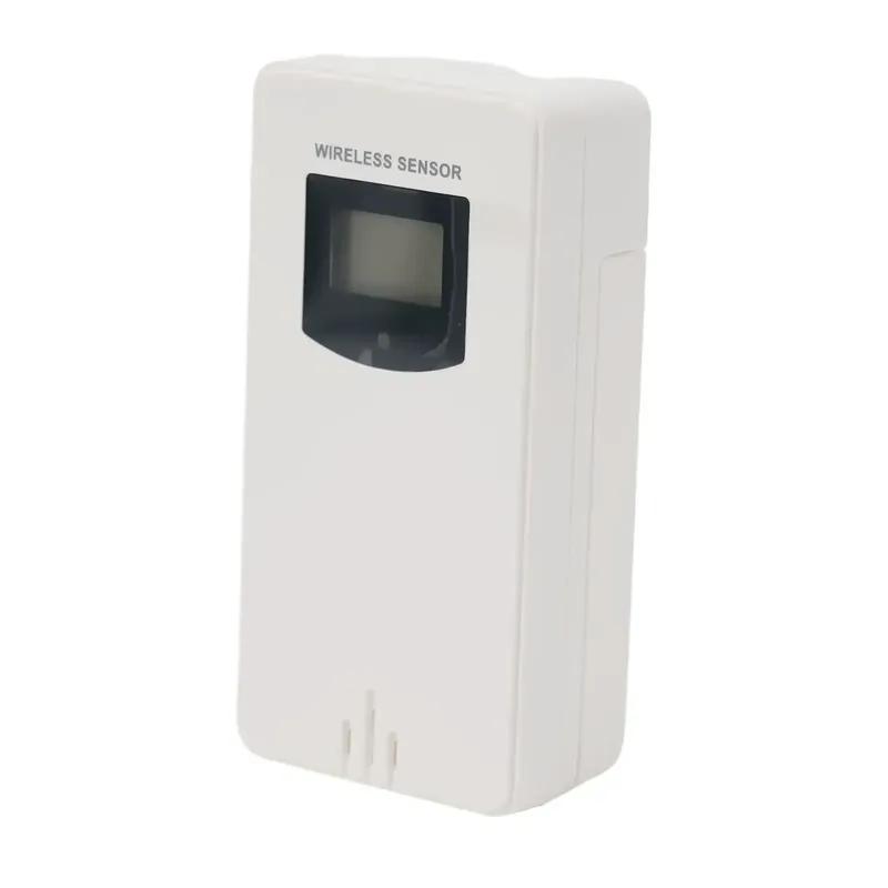 FanJu Weather Station Wireless Sensor  1Wireless Thermo Sensor  433 92MHz RF Frequency  White Plastic Material
