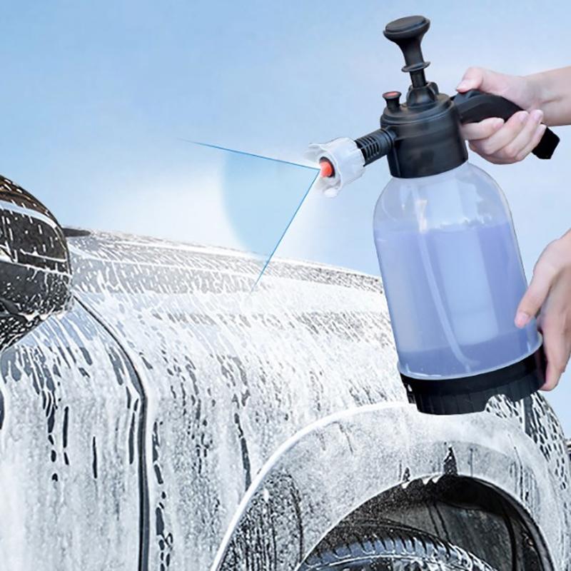 2L Car Washing Spray Pot Foam Spray Pot Spray Type With Pressure Relief Valve For Household Car Spray Hand Pressure Spray Pot
