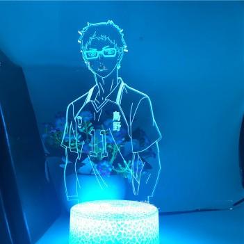 Lamp Haikyuu Tsukishima Kei Night Lights Kenma Kozume LED Acrylic Desk USB 3D Lighting Gift Bedroom Decore