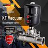 Hammond KF Pneumatic Vacuum Diaphragm Valve 316L G681W-16P Quick-Connect, available in KF16, KF25, KF40.