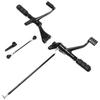 Forward Foot Controls with Floorboards | Cruiser, Black, Front