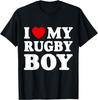 I Love My Rugby Boy I Heart My Rugby Boy T-Shirt
