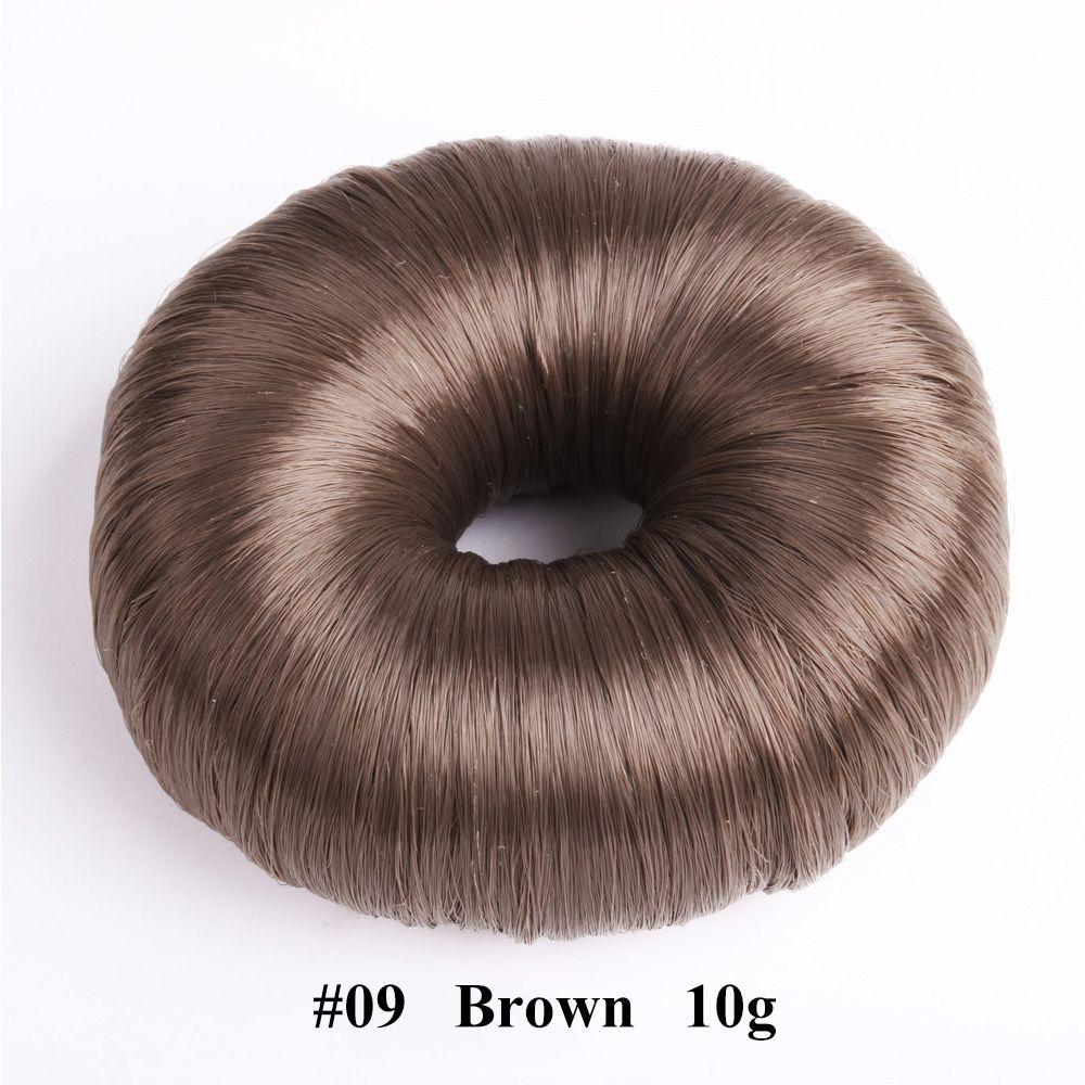 

Brown Hair Accessories Hair Wig Black Bun Maker Hair Donut Shaper Hair Styling Tools Hair Ring 21-10g