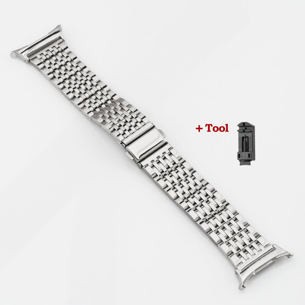 Watch Bracelet Strap for Samsung Galaxy Watch Ultra 47mm Smartwatch Stainless Steel Band for Galaxy Watch 7 Metal Wristband