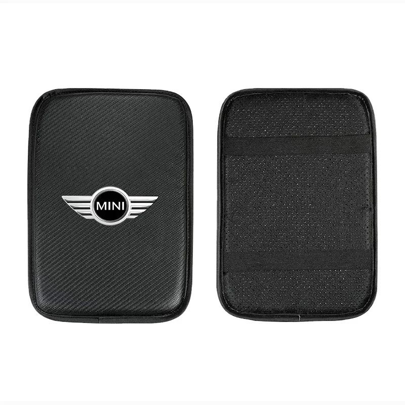 For Bmw Mini Car Central Armrest Pad Auto Center Console Arm Rest Seat Box Mat For MINI JCW CLUBMAN COUNTRYMAN CLUBVAN VAN Visio