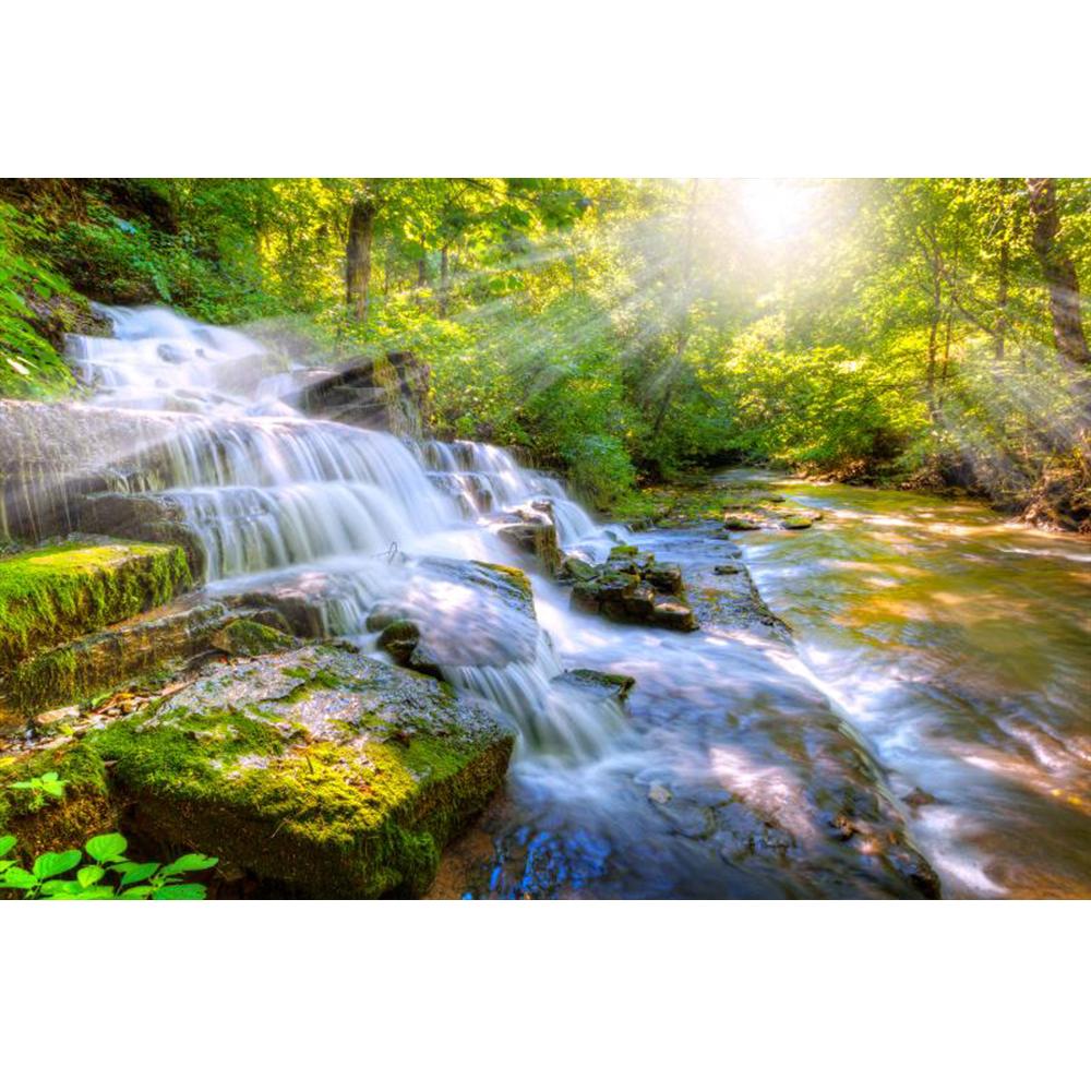 Wallpaper Of Forest 3d Mural Waterfall Mountain Scenery Wallpaper For Bedrooms And Living Room Home Decor